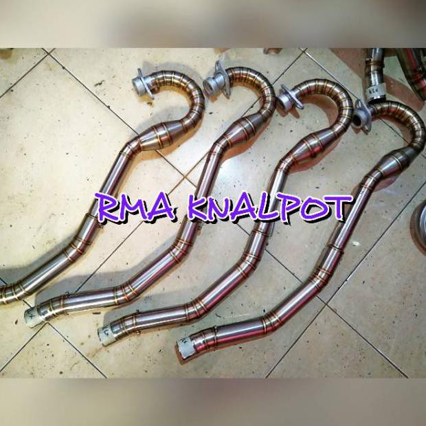 Leher Knalpot KLX DTRACKER CRF Spek Bore Up Pipa 32 Promo