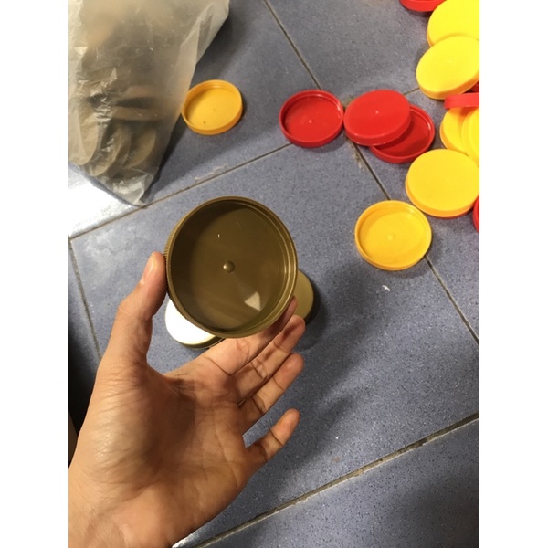 Tutup saja Tutup toples 340 ML warna Gold