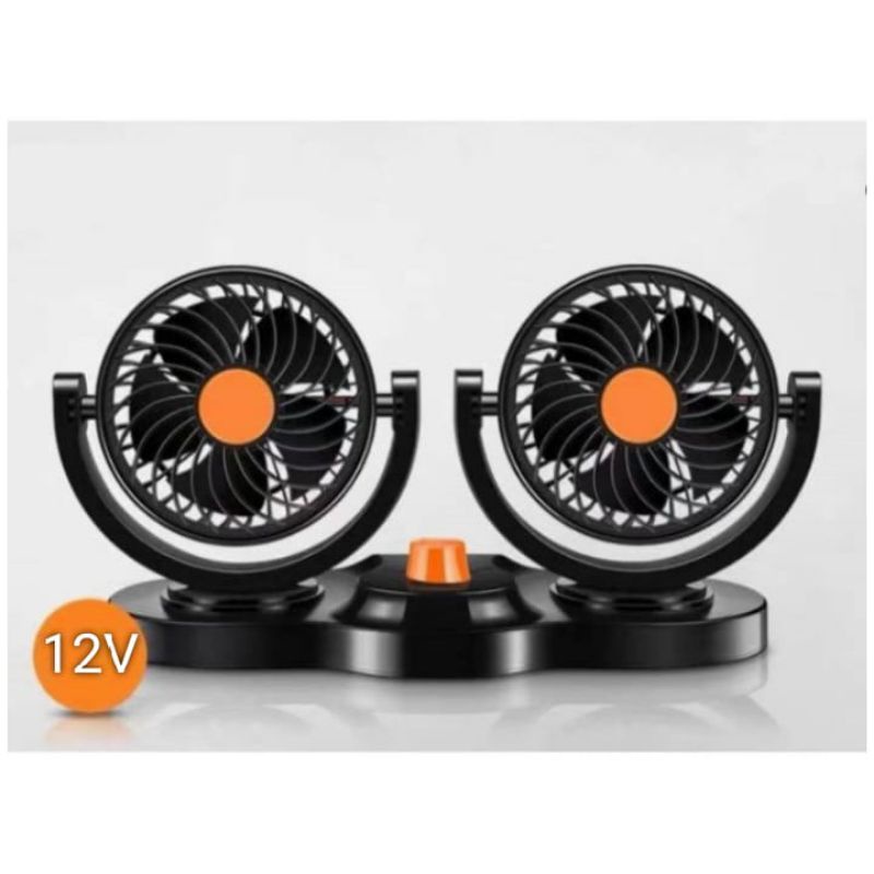 Kipas Angin Mobil Double Blower Fan 12v Lighter - Kipas Duduk Mobil Double ⭐ Toko13 ⭐