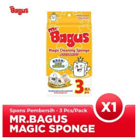 BAGUS MAGIC SPONGE 3PCS W-22342 / SPONS PEMBERSIH SERBAGUNA