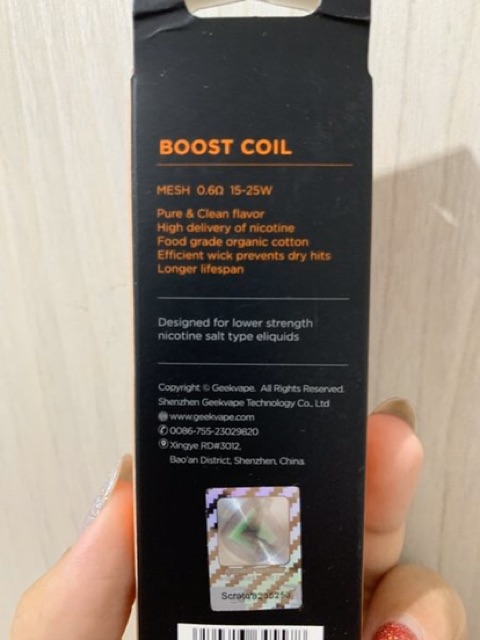 Coil mesh 0,6 ohm aegis boost - coil aegis boost 0,6 ohm