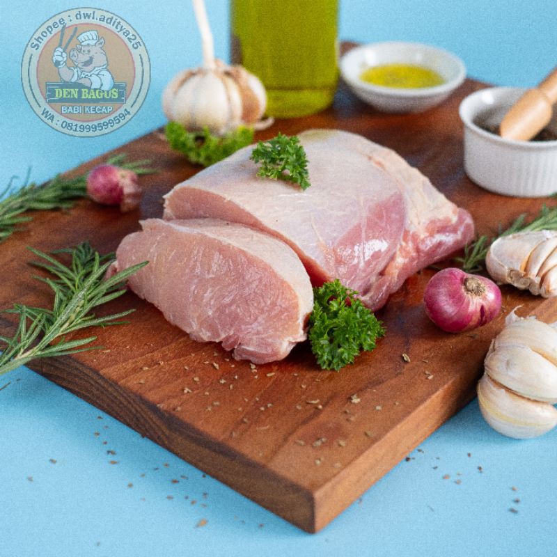 

Daging Babi LULUR Luar (99% DAGING, sedikit Lemak) 500gr