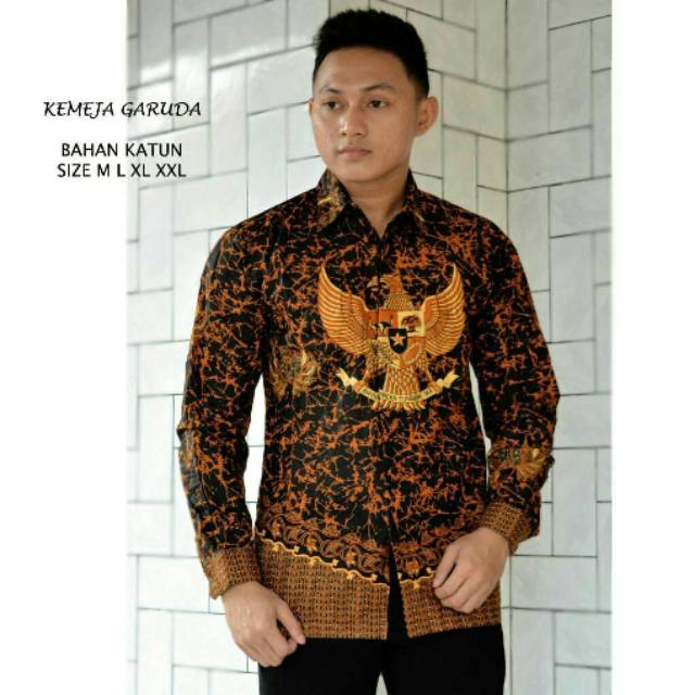 Kemeja Batik Pria Garuda