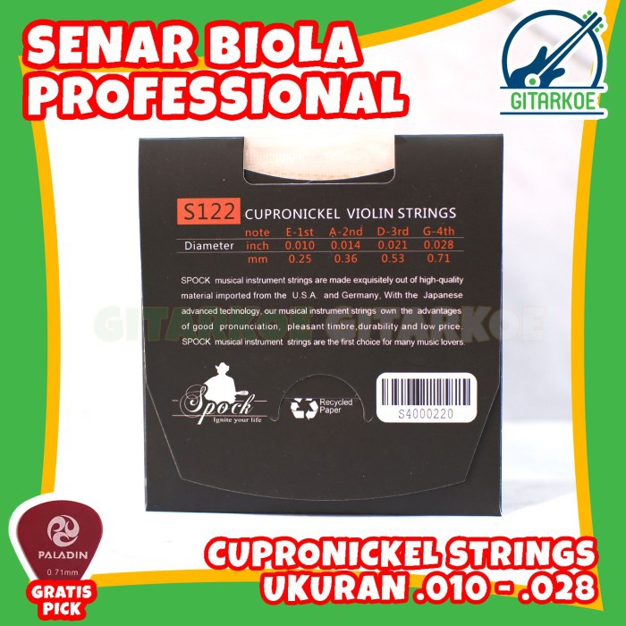 Senar Biola Senar Violin Strings 1 Set 4 Senar Kualitas Senar Terbaik