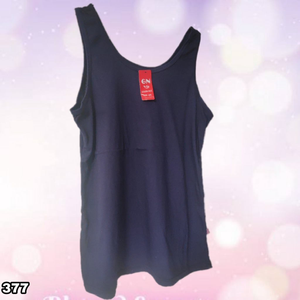K377 - TANKTOP ATASAN WANITA TALI LEBAR GOLDEN NICK SIZE XL - XXL HARGA PER 1 PCS-6
