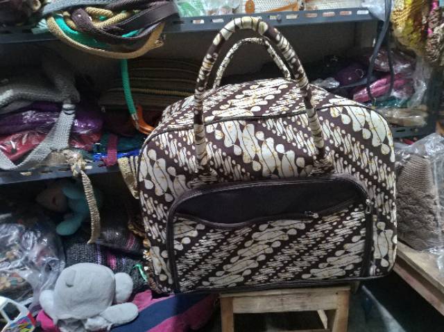 (BISA COD) TAS TRAVELLING PACKING BATIK UKURAN BESAR 50x40x30 cm - TAS LAUNDRY BAJU MURAH KHAS JOGJA