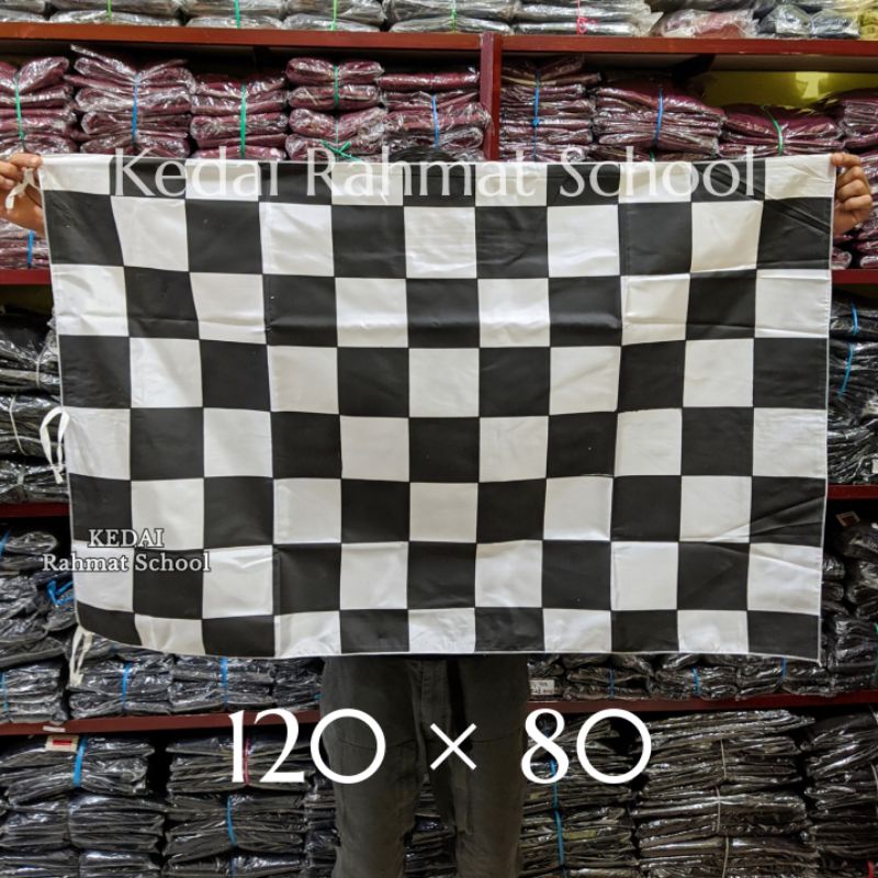 Jual Bendera Start Finish Lari Gerak Jalan Balap Sepeda Motor Mobil 120 ...