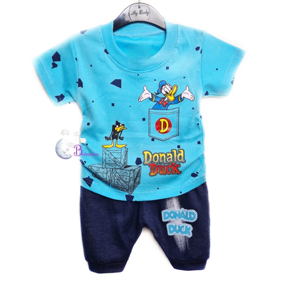 BAJU BAYI BOBOBAM D0N4LD WARNA SETELAN ANAK LAKI-LAKI / SETELAN ANAK HARGA GROSIR