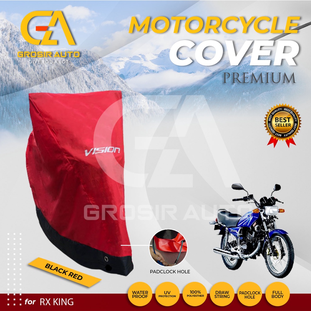 SARUNG PENUTUP BODY COVER / SELIMUT MOTOR RX KING VISION PREMIUM WATERPROOF