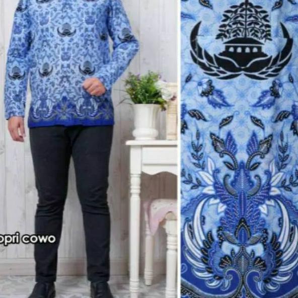 [KODE 06C] BATIK KORPRI PRIA - BATIK KORPRI KATUN 40s - BATIK KORPRI PRIA PNS