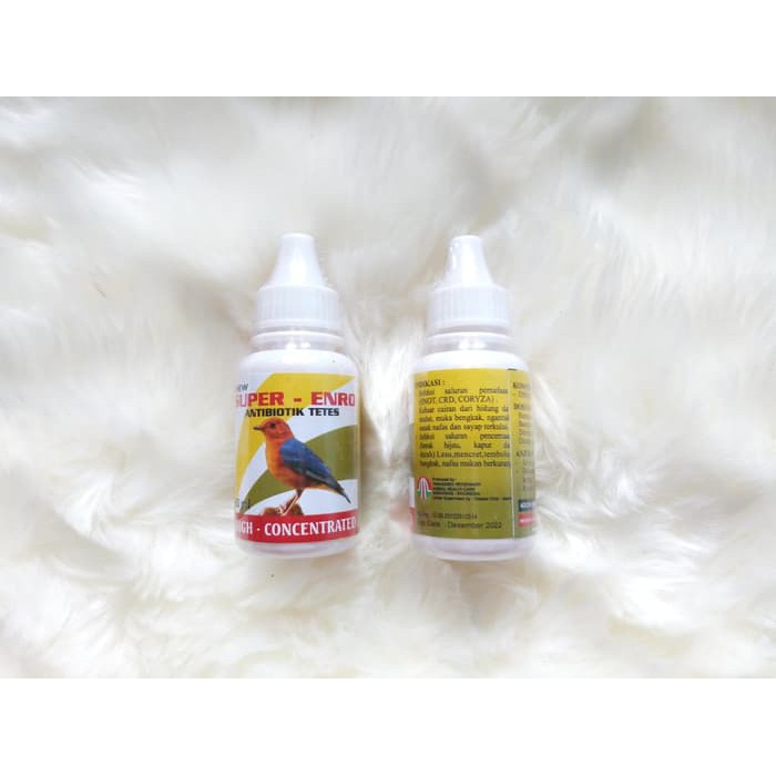 SUPER ENRO 30ml Antibiotik Burung untuk Pernafasan &amp; Pencernaan 30 ml