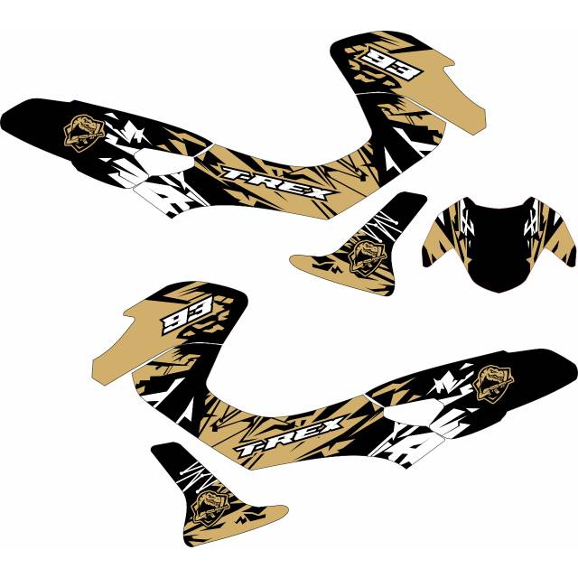 DECAL NMAX DESAIN TERBARU WARNA GOLD HITAM TERMURAH