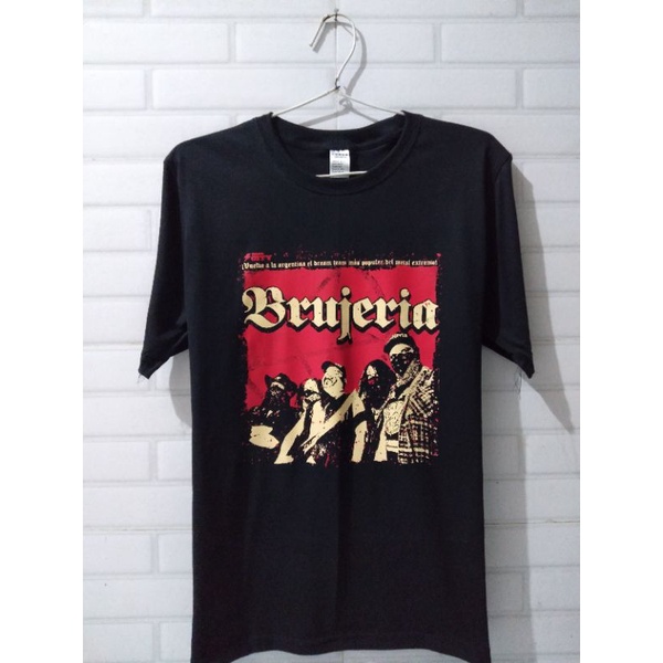 kaos musik band Brujeria - tidak ada jahitan pinggir