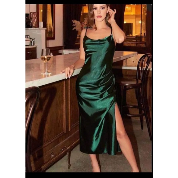 Maria dress satin