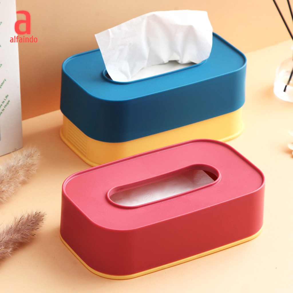 Kotak Tissue Unik Plastik Serbaguna Tissue Box Decorative KT001