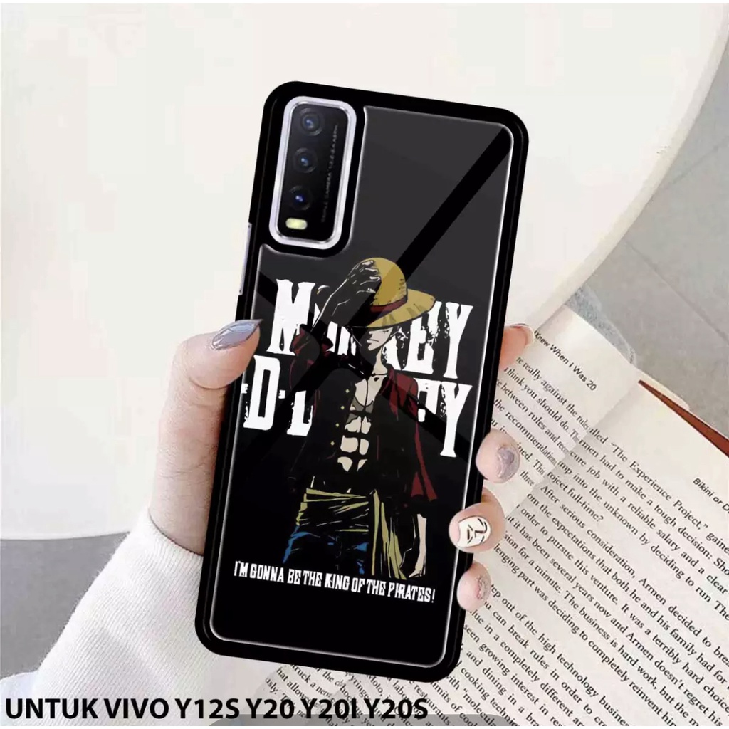 ACASTO Case Vivo Y20/ Y20i/ Y20s/ Y12i/ Y12s gambar anime one piece art semua tipe HP
