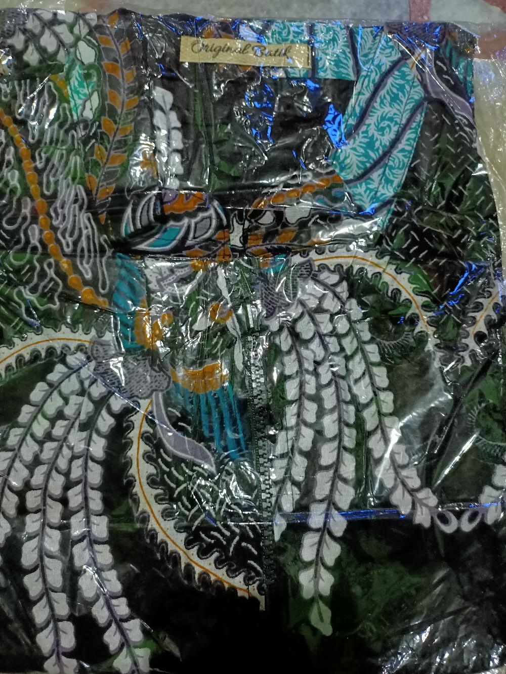 Couple Maxi Cardi Cendrawasih #19 Baju Batik Sarimbit Pria Wanita Formal Kondangan Kantoran Katun