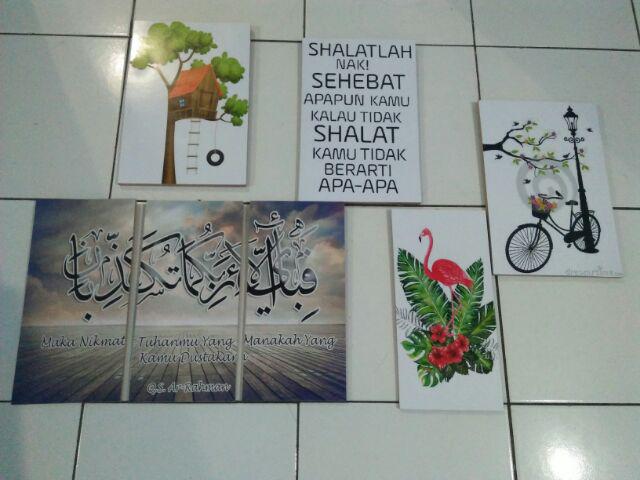 Hiasan Dinding Poster Kayu Al-217