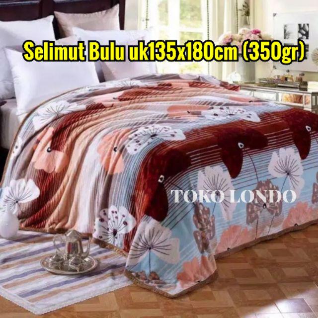 [TERMURAH] SELIMUT DEWASA Selimut Bulu Motif Garis2 Abstrak Bunga2 MMC Uk135x180 HALUS LEMBUT 350gr-Stripes Flower