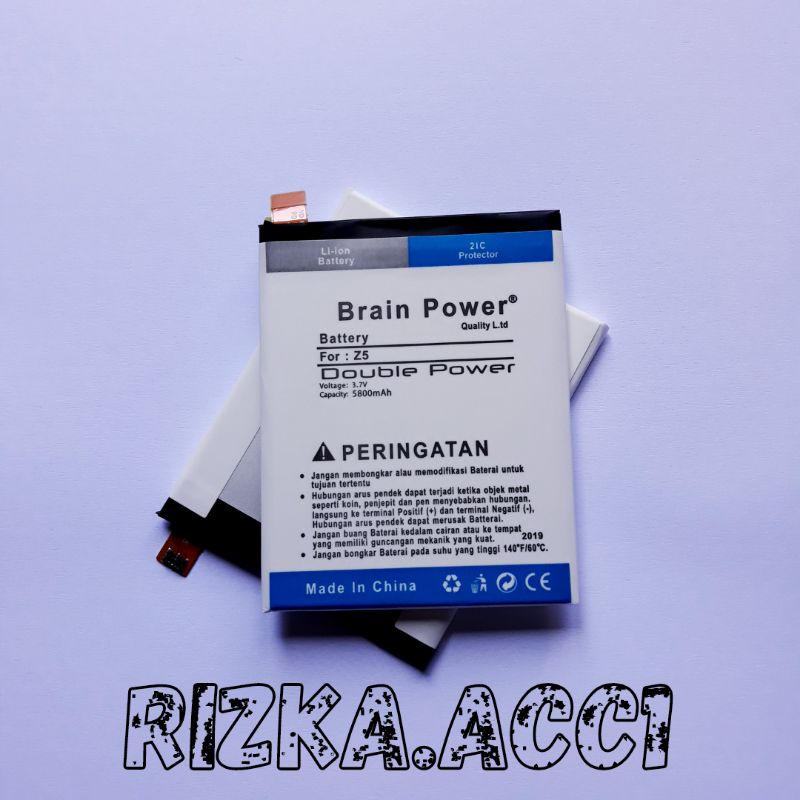 Baterai Batre Brain Power Sony Xperia Z5 Big / Z5 Dual Sony Xperia E6653 E668 Double Power Battery