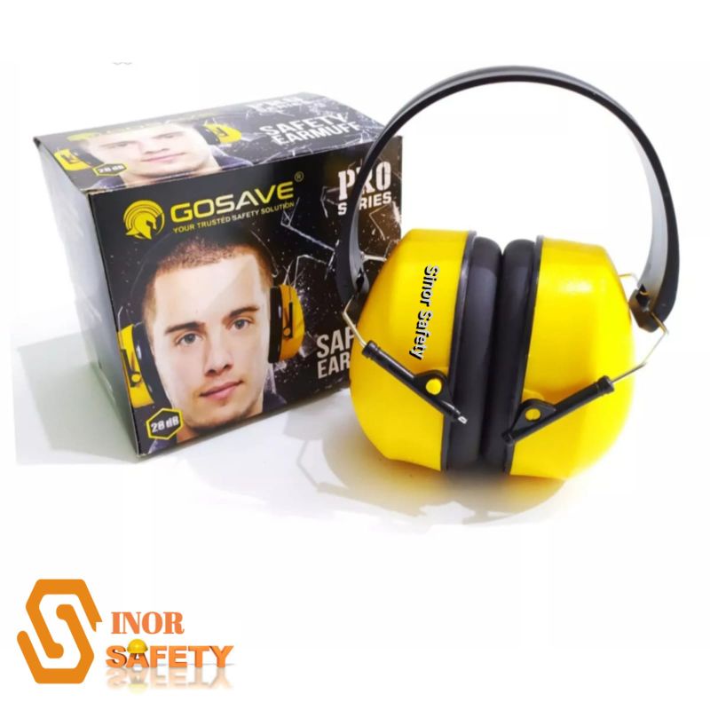 Earmuff GOSAVE Safety PRO Series Premium Penutup Telinga Ear Muff