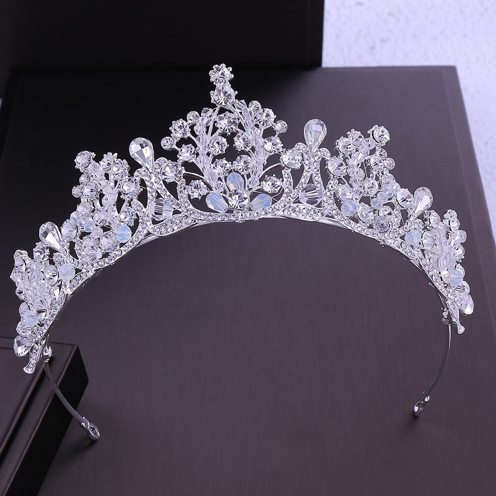 Baroque Deartiara Crystal Tiaras And Crowns Hairbands Rhinestone Wedding Hair Accessories For Bridal