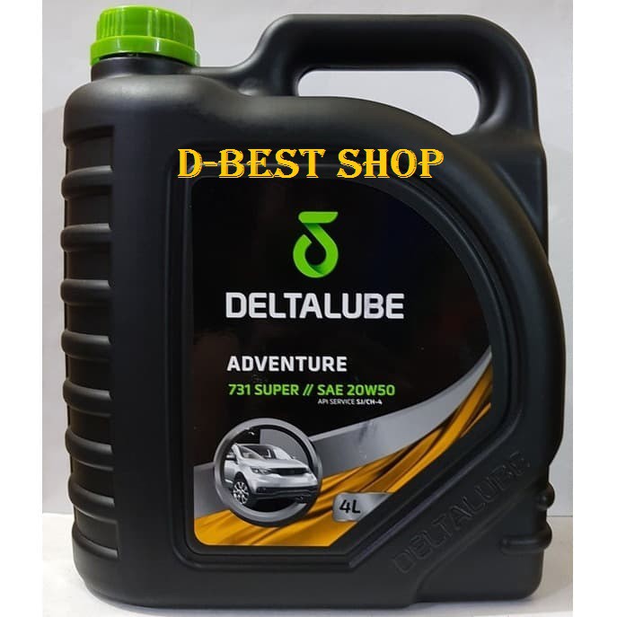 oli mesin mobil DELTALUBE ADVENTURE 731 super - 20w/50- 4 liter