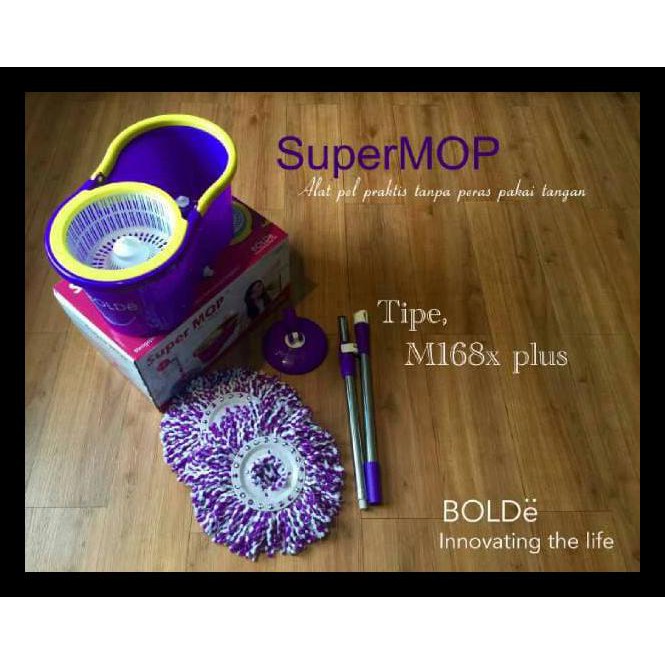 Murmer Super Mop Alat Pel Lantai Supermop - Biru Barang Bagus