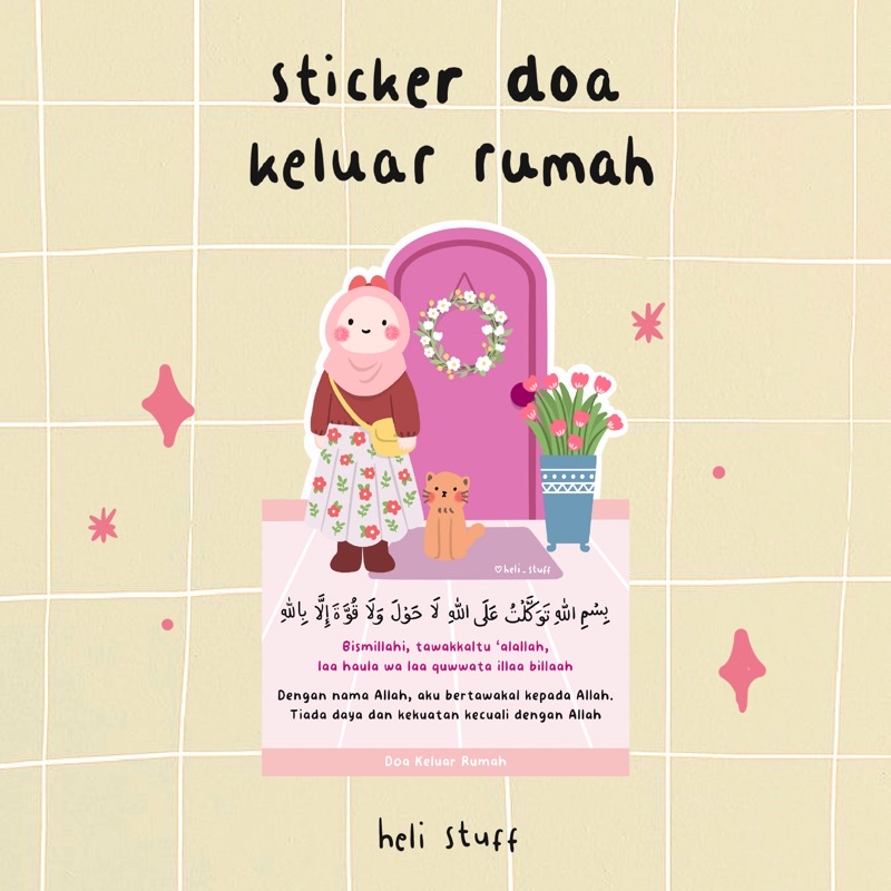 STICKER [DOA KELUAR RUMAH]