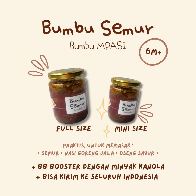 

Bibibi Bumbu Dasar Semur MPASI Praktis Alami Tanpa Bahan Pengawet No Gula Garam