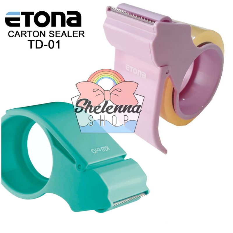 ETONA / GLORY Carton Sealer 48mm DISPENSER TAPE LAKBAN 2 INCH/PEMOTONG LAKBAN/RUMAH LAKBAN