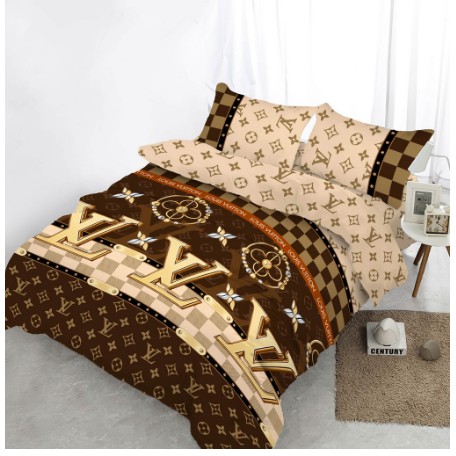 ~bedcover Bedcover Vito Disperse Plat King 180x200 Lv  Coklat Minimalis .,!