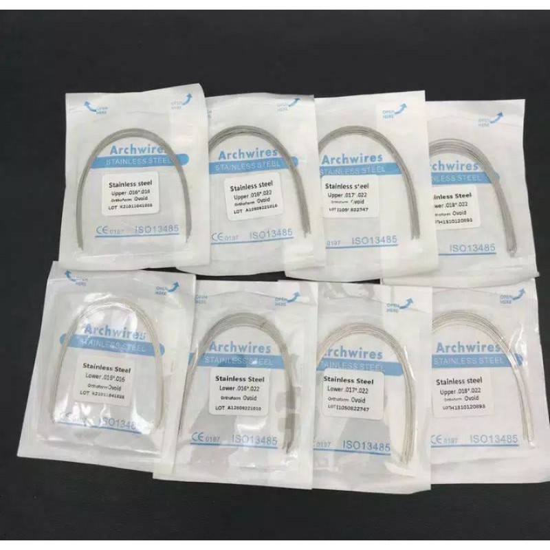 Dental SS Wire Kawat Ortho Round Recta