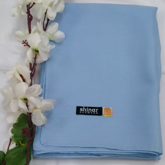 kerudung hijab / jilbab segi empat SHINAR GLAMOUR glitter glowing ansania dan azara original bahan m