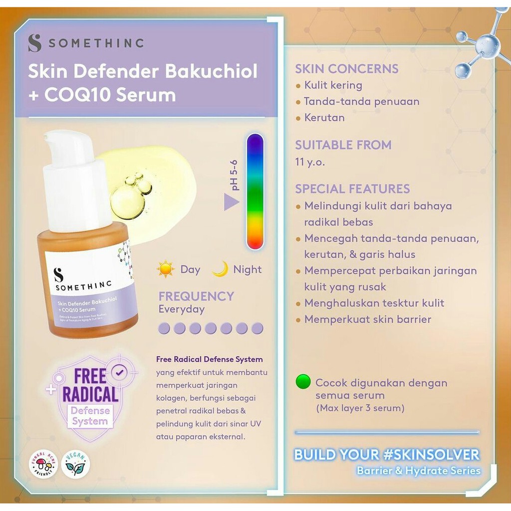 SOMETHINC Skin Defender Bakuchiol + COQ10 20ml