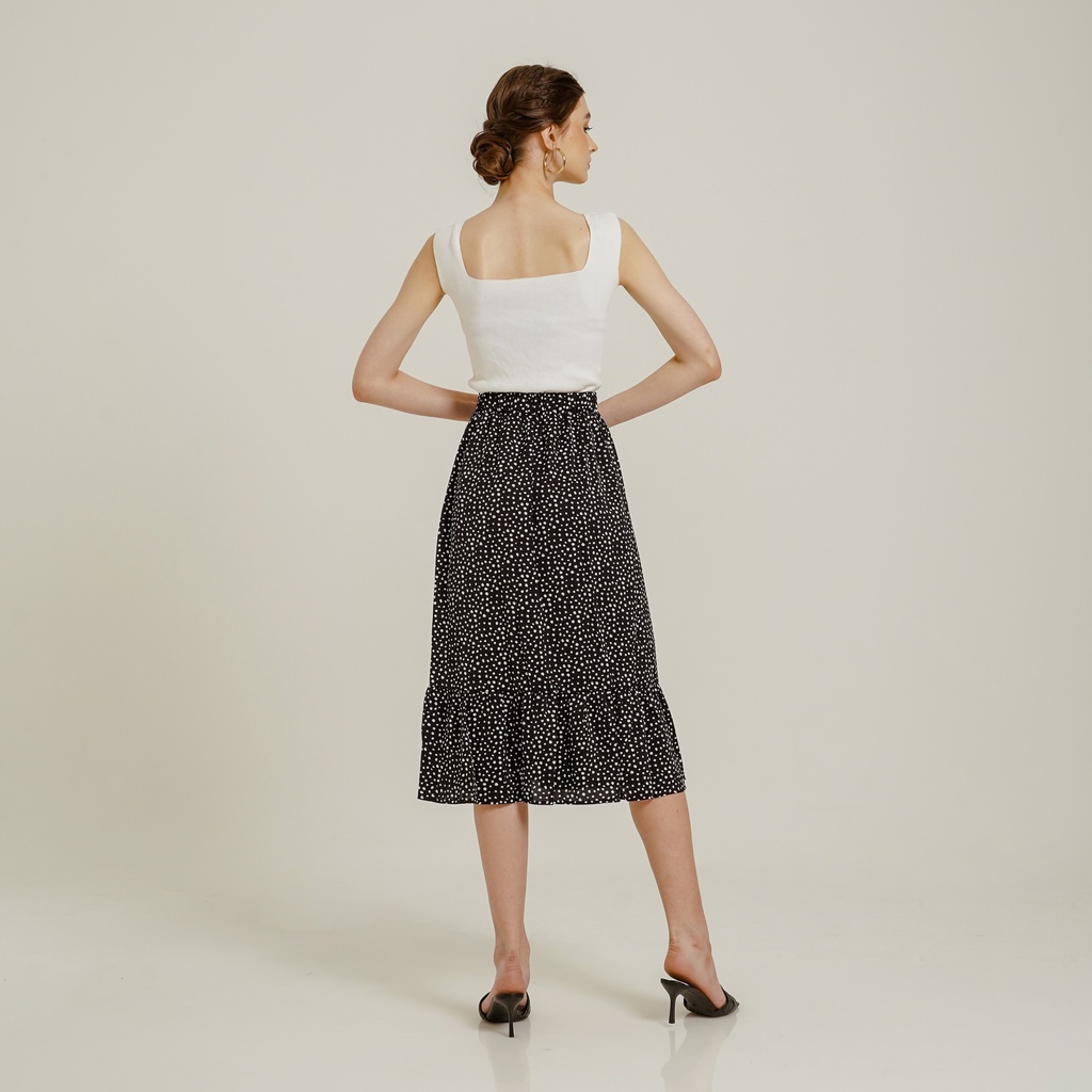 This Is April Rok Wanita Karlie Skirt Black - 280301-3
