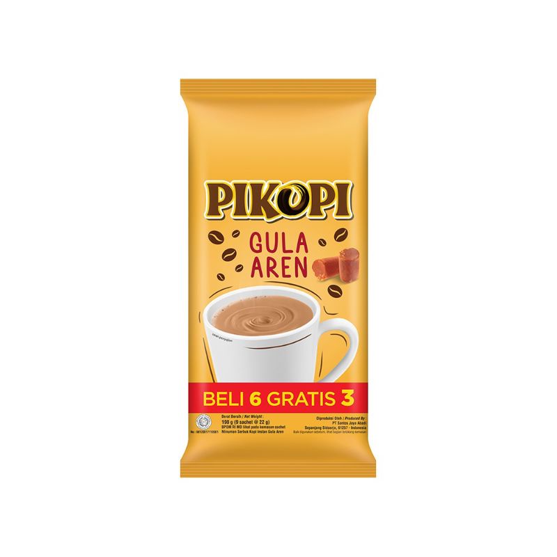 

Pikopi Kopi Instan Gula Aren 9 x 22gr