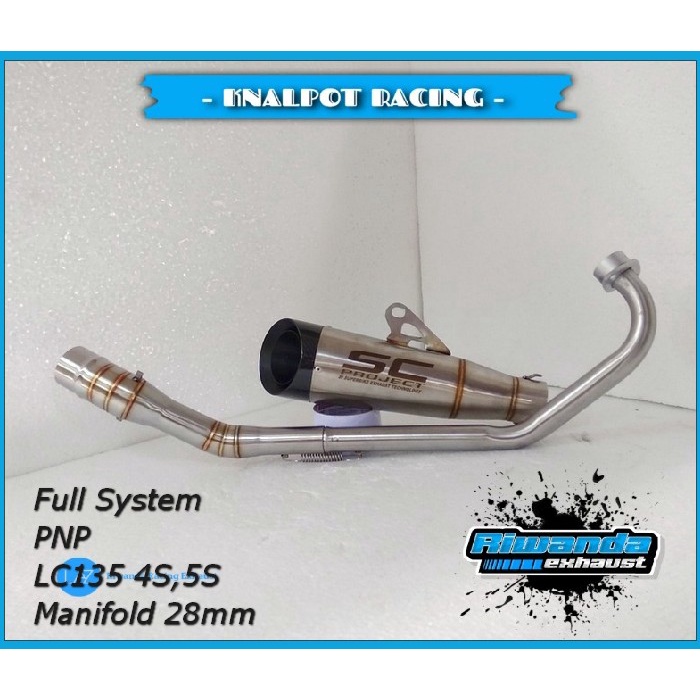 SC Project Ekzos Lc135 / Ekzos Lc135 v1 v2 / Ekzos Lc135 5s / Ekzos Lc135 4s / Exhaust Lc135