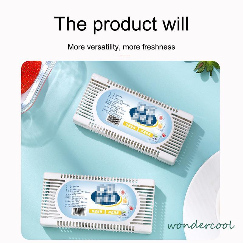 Kulkas Plastik Rumah Tangga Karbon Aktif Deodorizer Kotak Wewangian Perlengkapan Penghilang Bau-Won