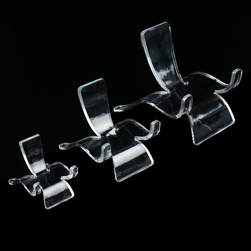 2pcs stand display Batu Kristal Bahan Akrilik