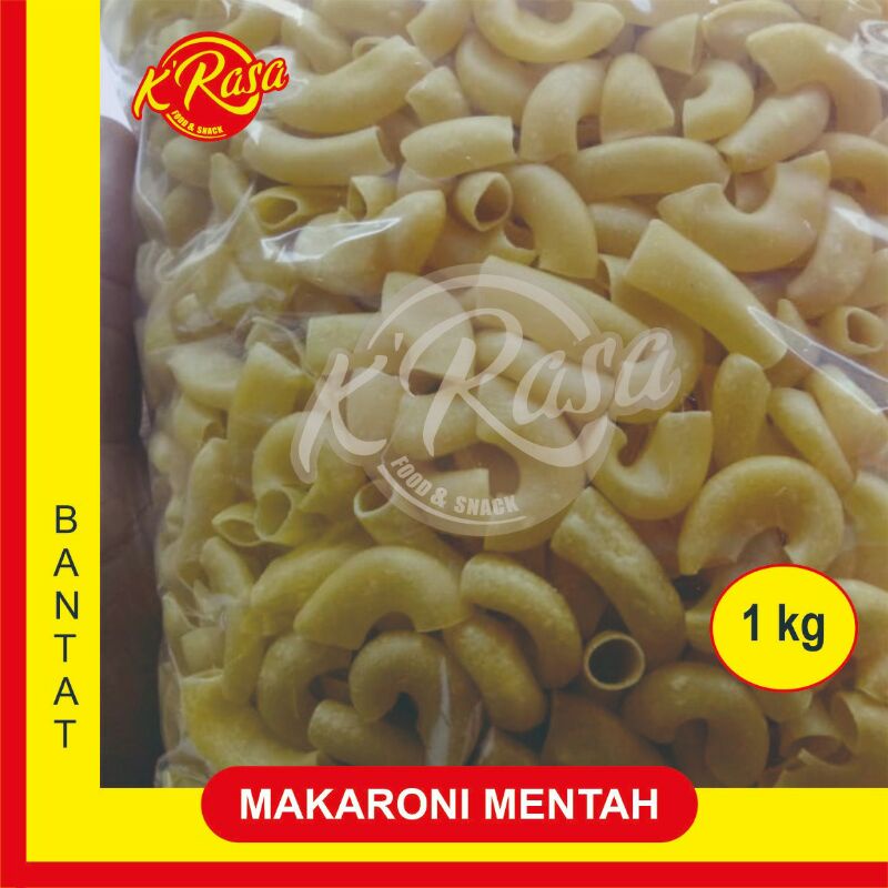 

makaroni mentah pipa bantat enak 1 kg cocok untuk seblak, digoreng, direbus, dll