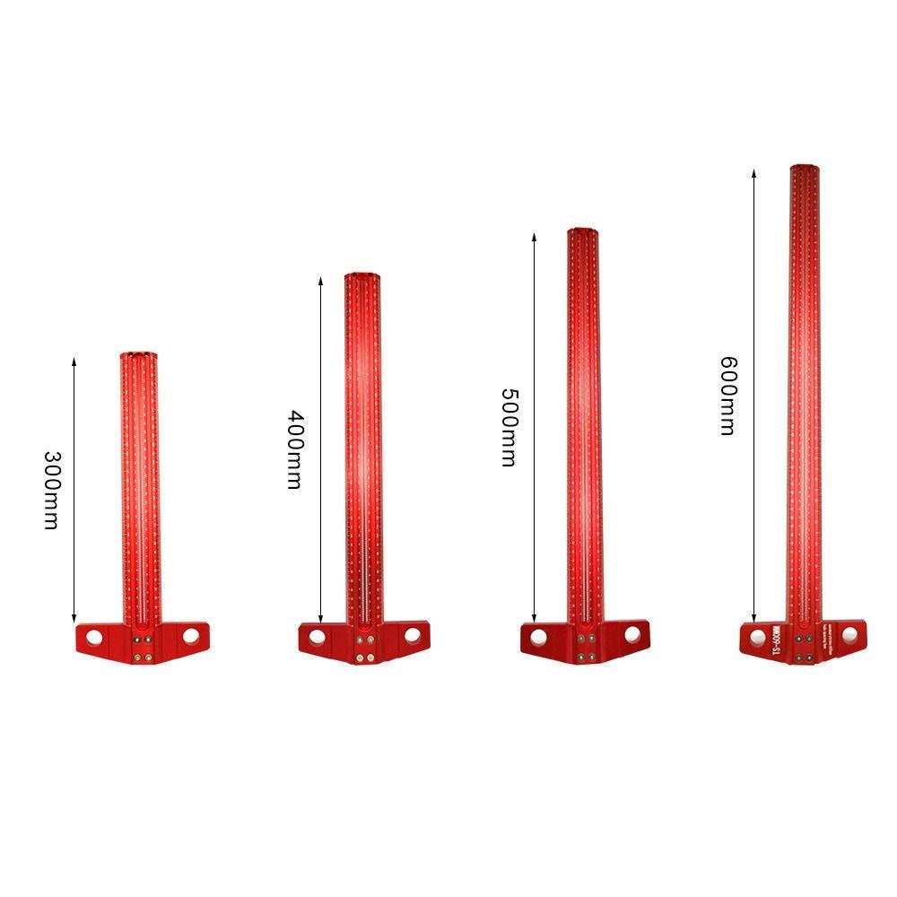 Solighter Marking T-Ruler Profesional Crossed-out Hole Deluxe Scribing Ruler