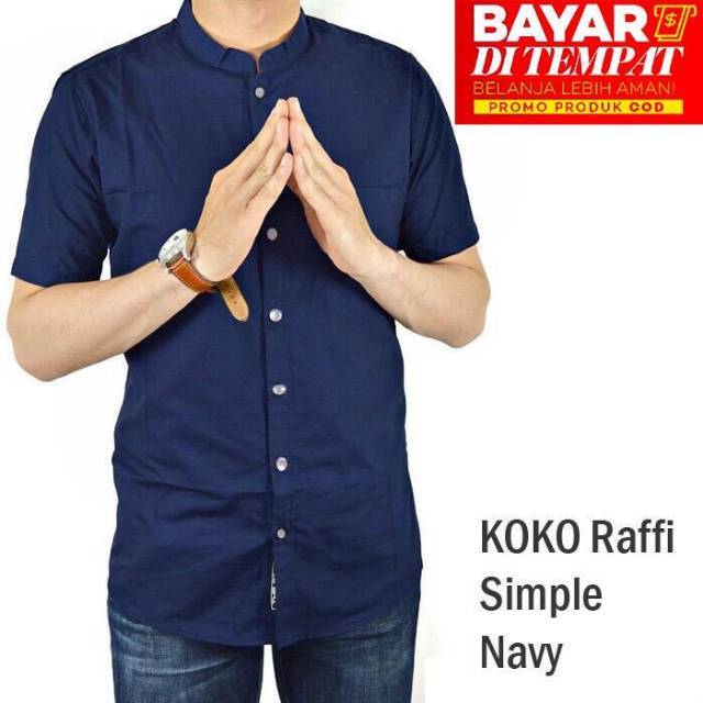 TOTOTAshop.kemeja koko TRENDI (3 ukuran M-L-XL) Lengan pendek,leher sanghai,bahan cotton stretch