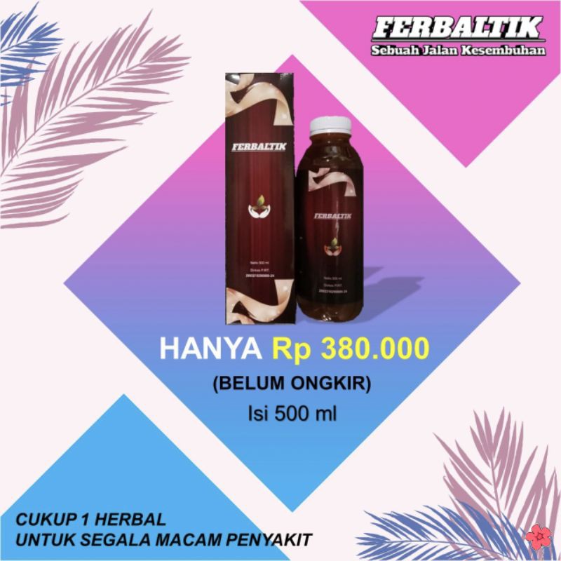 

Promo BEST SELLER FERBALTIK 500ml