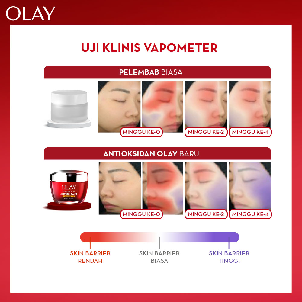 Olay Antioxidant Moisturizer Krim Pelembab Wajah 50gr Cream Anti Aging Skin Care