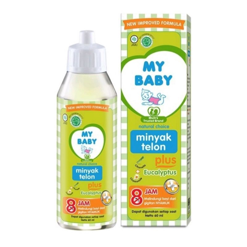 My baby minyak telon plus 150 ml 90 ml 8 jam