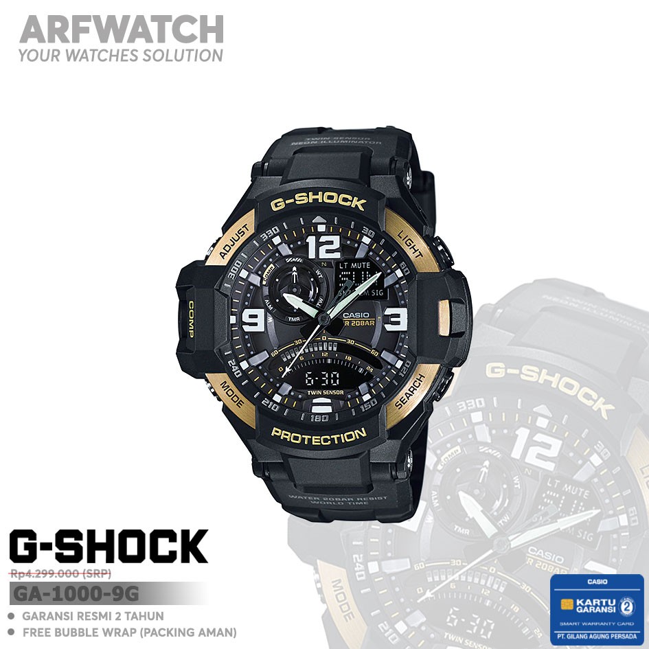 Casio G-Shock GA-1000-9G / GA-1000-9GDR Original