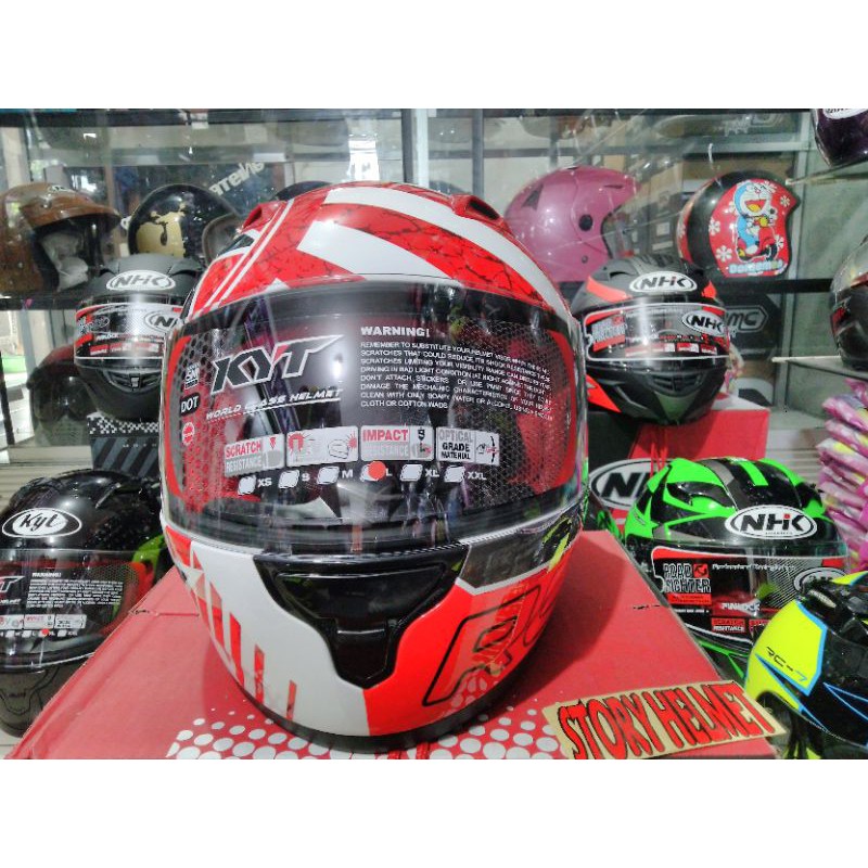 Helm fullface KYT RC 7 motip