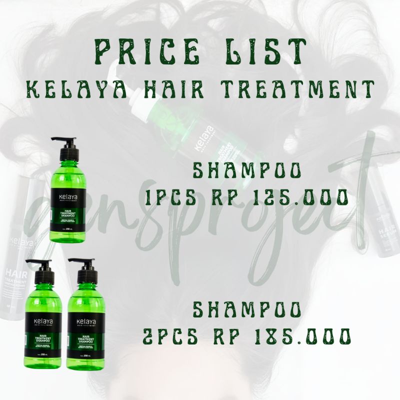 PAKET 2PCS SHAMPO KELAYA HAIR TREATMENT