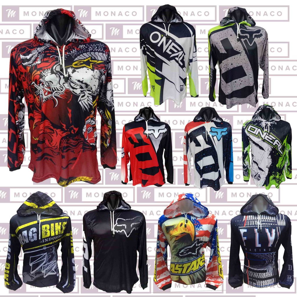 Jersey Hoodies Baju Balap Motor Cross Drag Bike Gaspol 201m (1/2)
